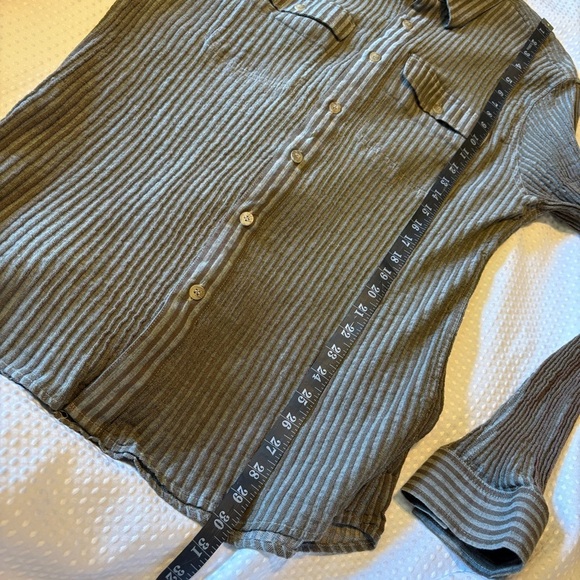 Constock & Co Casual 100% Cotton Two Pocket Button Down Shirt - Picture 8 of 11